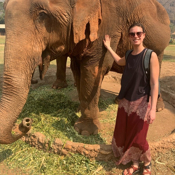 Wide leg Thai Cropped Pants - Picture 6 of 6